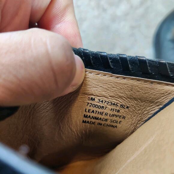 Frye and Co. Women's Size 5M Black Leather Cody Mules Heels * Barely Used * - Picture 6 of 7